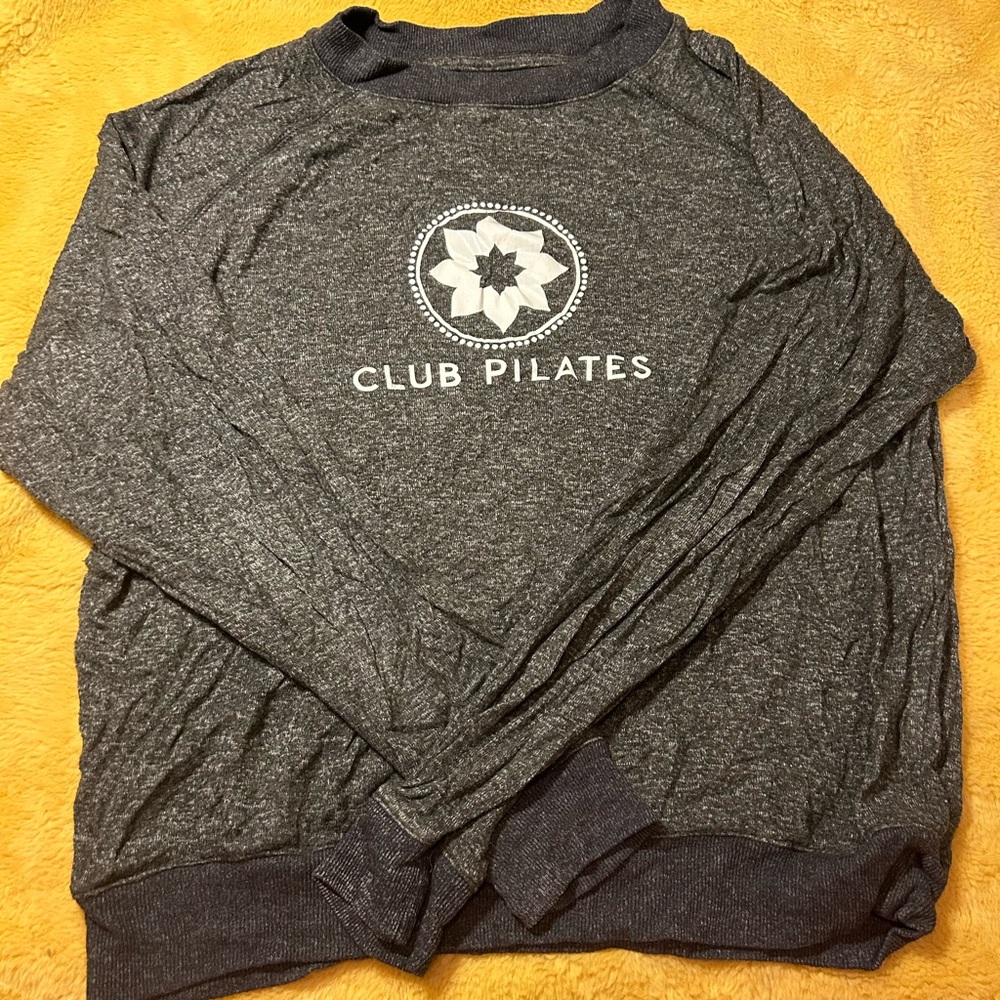 Lightweight Gray Club Pilates Sweater